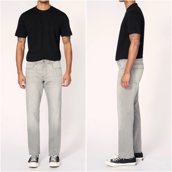 Warp + Weft ORD Chicago Straight Jean Smoke Gray Denim Mens Size 29 NWT - Picture 1 of 12
